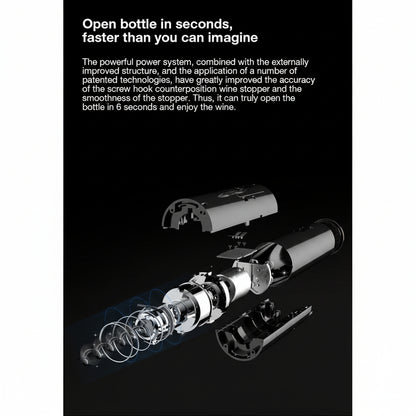 Apribottiglie Elettrico Automatico Cavatappi Facile da Usare