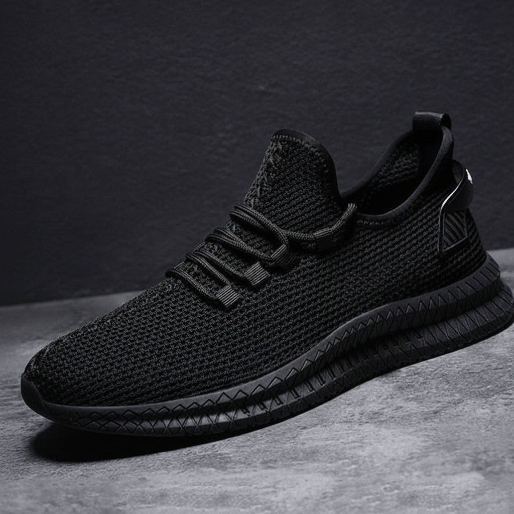 Zapatillas para correr para hombre, transpirables, de malla ligera, deportivas