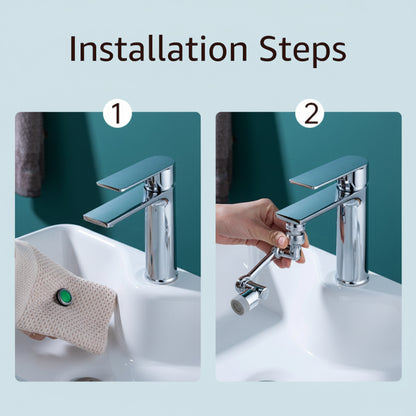 Prelungitor robinet cu filtru rotativ anti-stropire, aerator din cupru