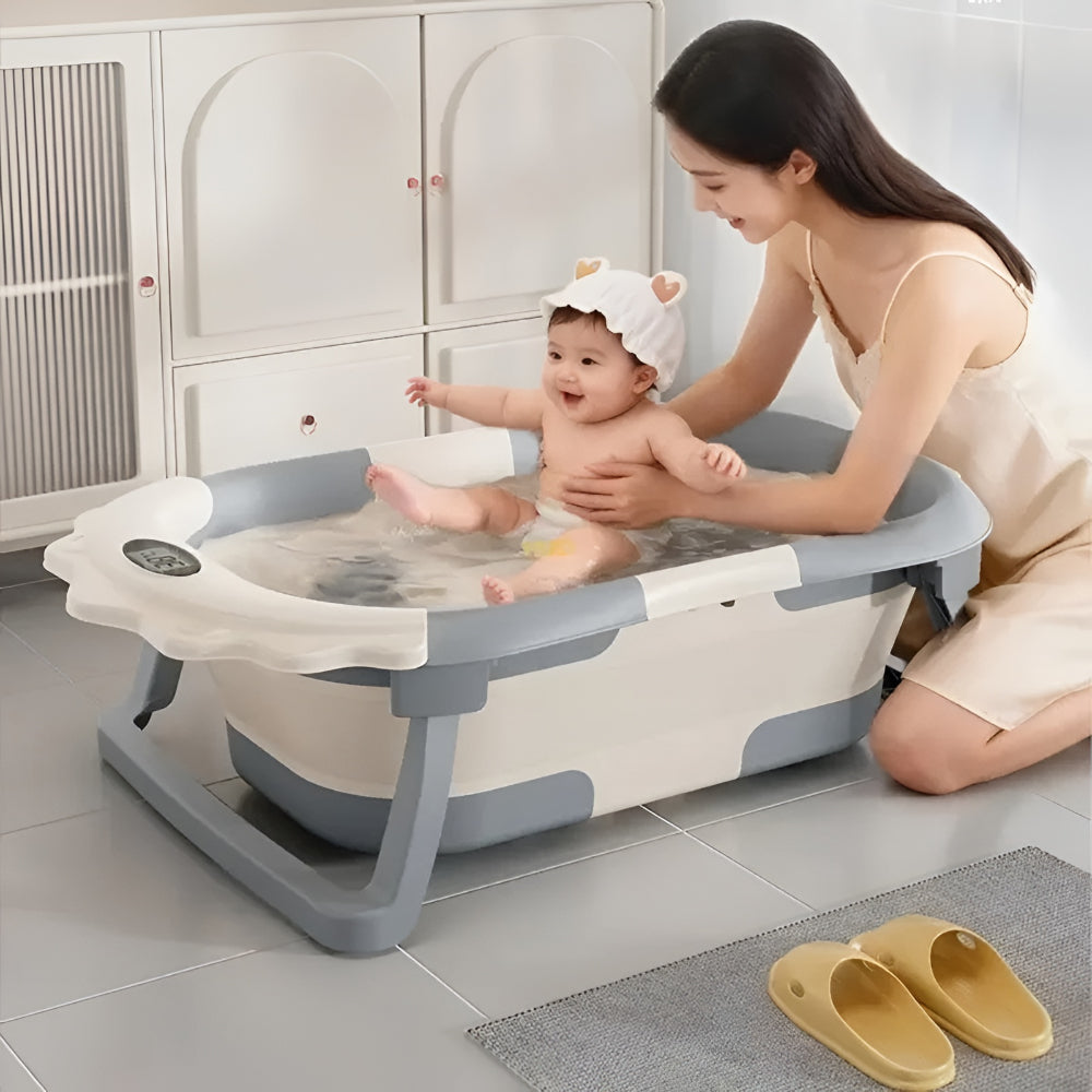 Babybadewanne Säuglingswanne faltbarer tragbarer Badesitz