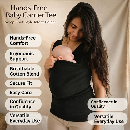 Babytrage Tee Freihändig Wickelshirt Stil Säuglingshalter