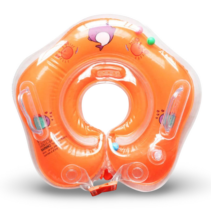 Baby-Schwimmring für Säuglinge, verstellbarer Nackenring, Baby-Badestütze