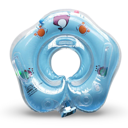 Baby-Schwimmring für Säuglinge, verstellbarer Nackenring, Baby-Badestütze