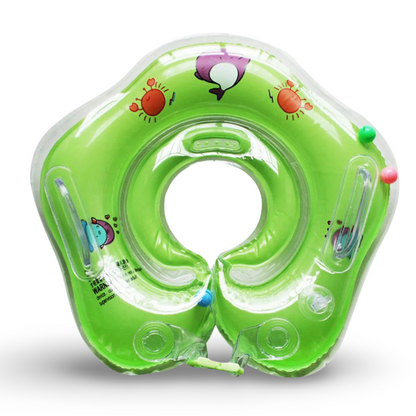 Baby-Schwimmring für Säuglinge, verstellbarer Nackenring, Baby-Badestütze