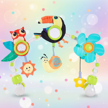 Baby Stroller Toy Arch Hanging Sensory Activity Toys