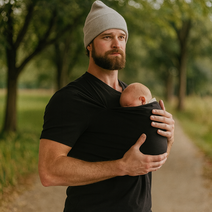 Baby Carrier Shirt for Newborns Comfortable Elastic Fabric Wear 1