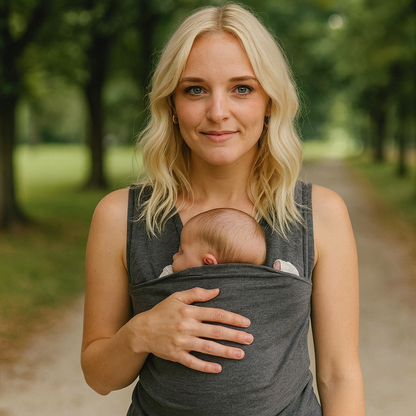 Baby Carrier Shirt for Newborns Comfortable Elastic Fabric Wear 2