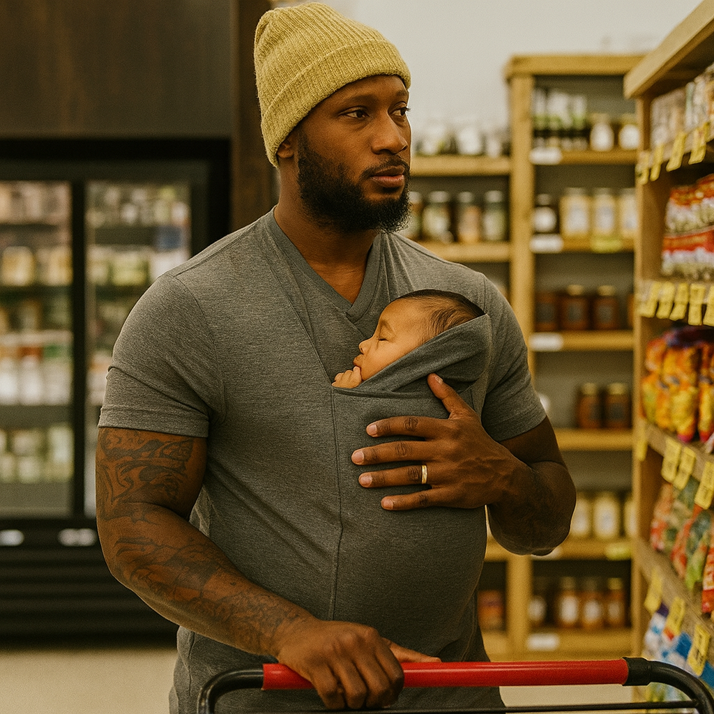 Baby Carrier Shirt for Newborns Comfortable Elastic Fabric Wear 3