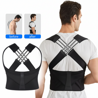 Posture Corrector Back Brace Adjustable Upper Back Support