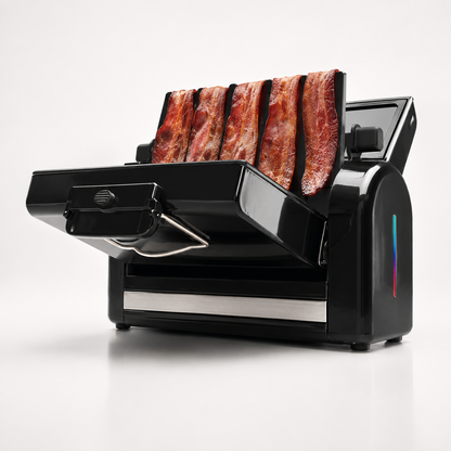 Torradeira vertical para bacon, aparelho de bancada saudável