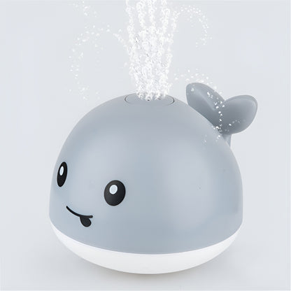 Bath Toy Automatic Water Sprinkler Whale Light Spinner