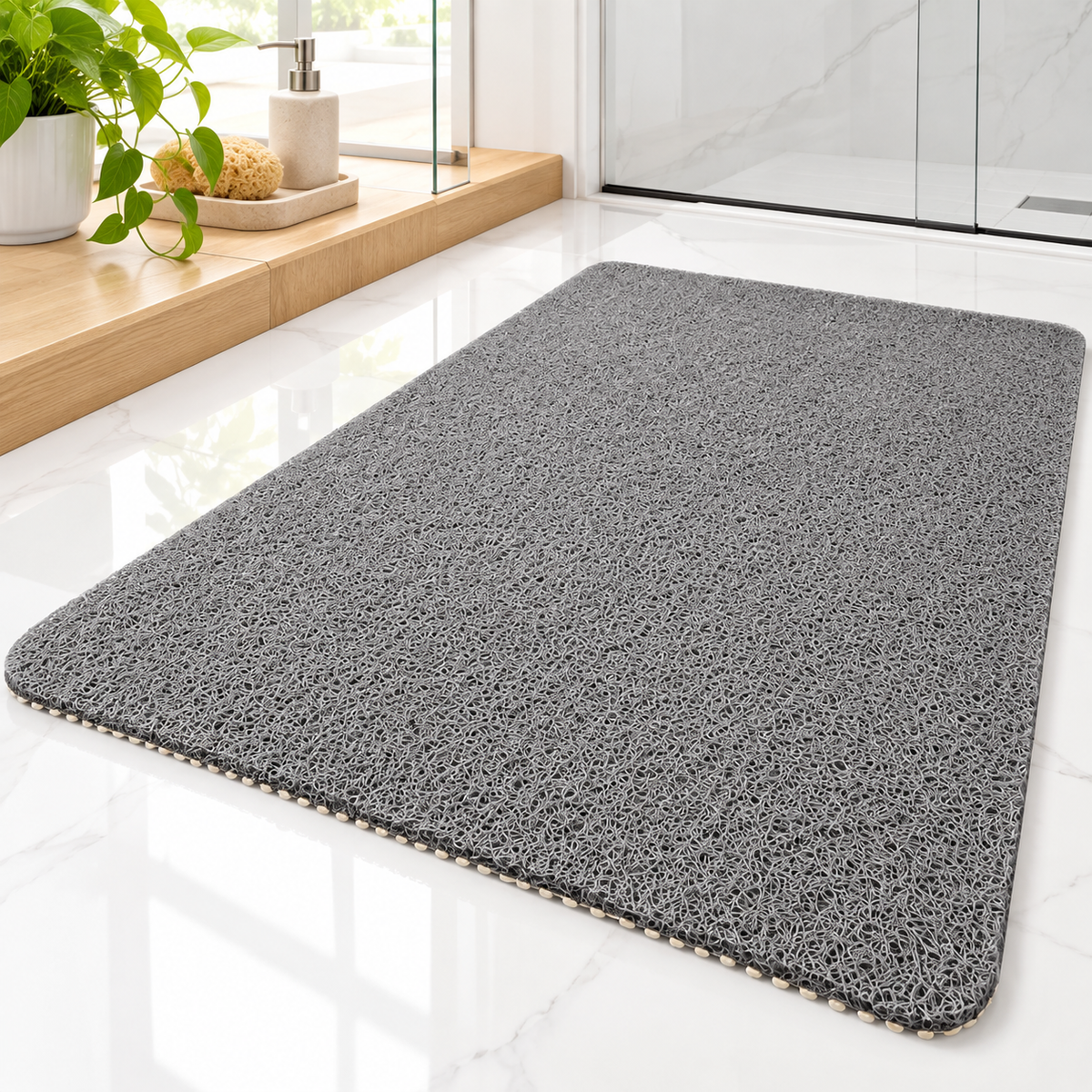 Tappetino da bagno antibatterico con design antiscivolo