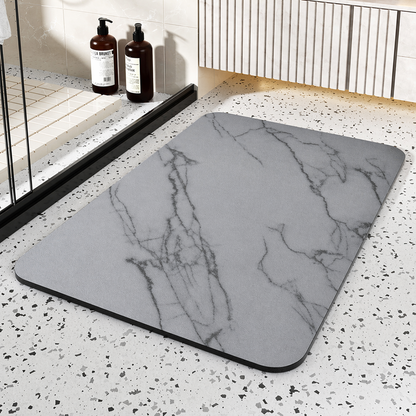 Alfombrilla de baño de secado rápido de piedra de diatomeas alfombra antideslizante de mármol