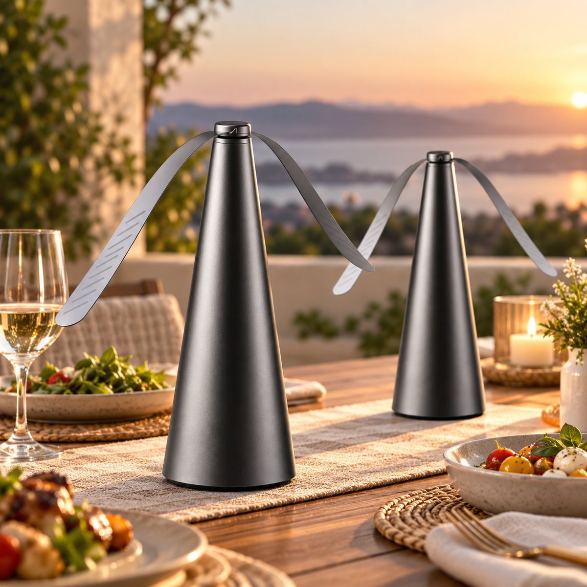 Battery Operated Silent Portable Fly Repellent Outdoor Fan