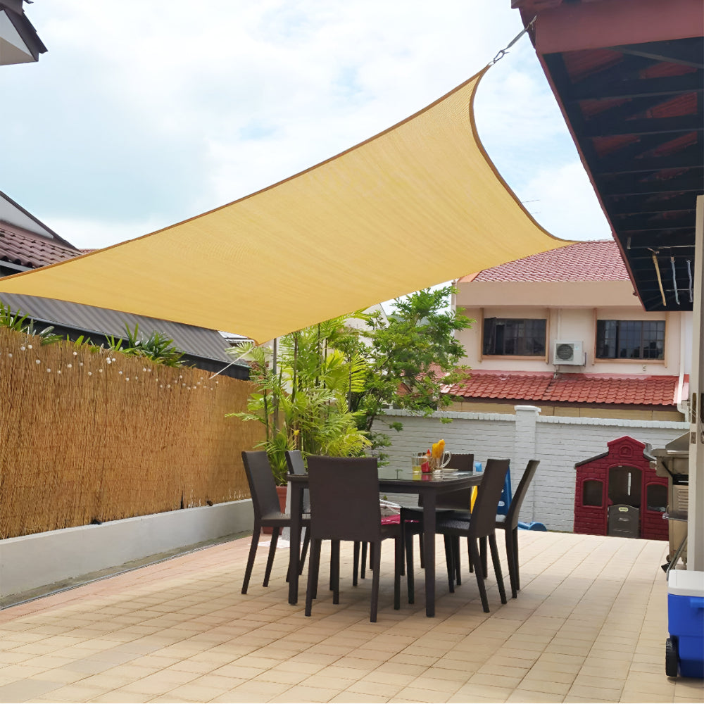 Toldo de sombra solar para patio cubierta exterior