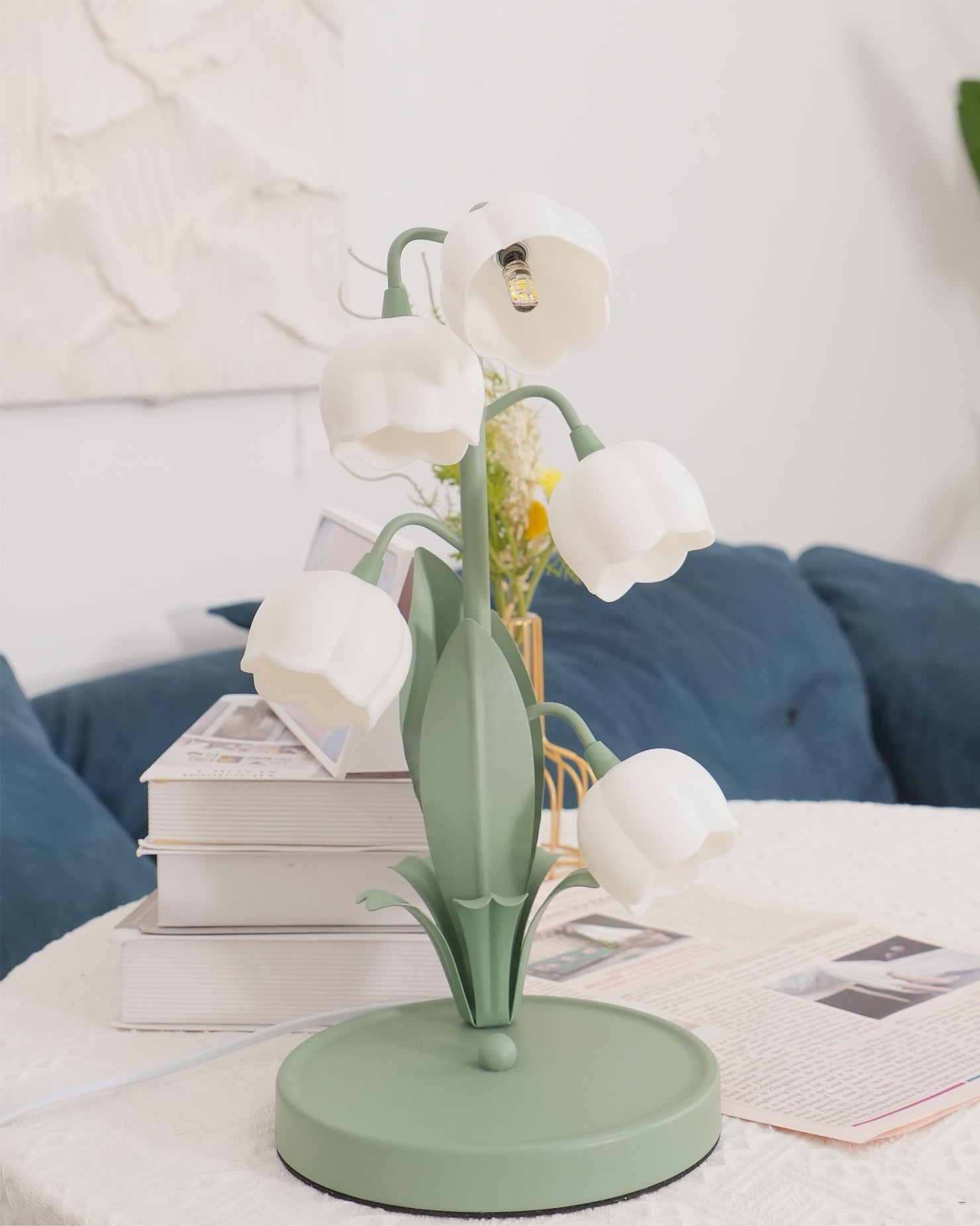 Bell Orchid Table Lamp | Elegant Floral Indoor Light