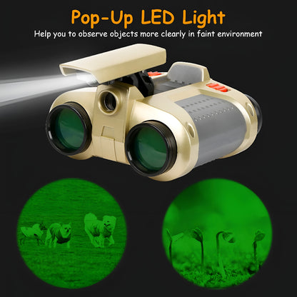 Binoculars Night Vision Kids Adventure Toy Outdoor Exploration Gear