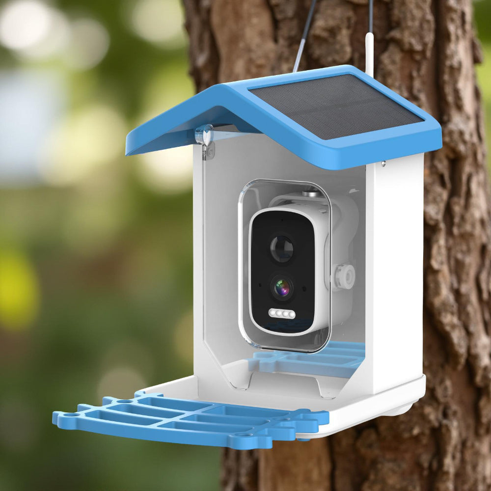 Vogelfutterhaus Kamera Außen Solar Dach Intelligentes Video Gerät