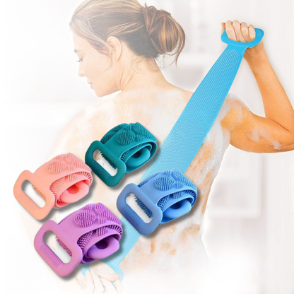 Spazzola da doccia esfoliante in silicone per il corpo Massaggiatore da bagno