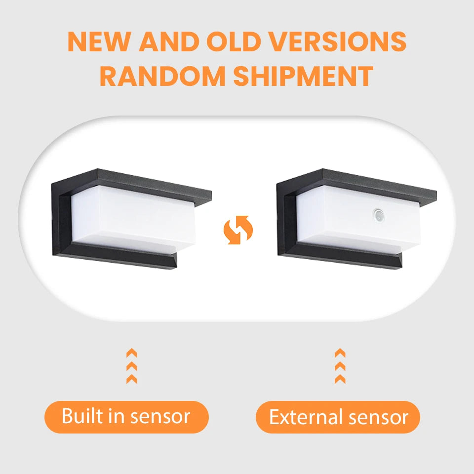 WallBright | Waterproof Outdoor Wall Light | Motion Sensor & Energy Efficient