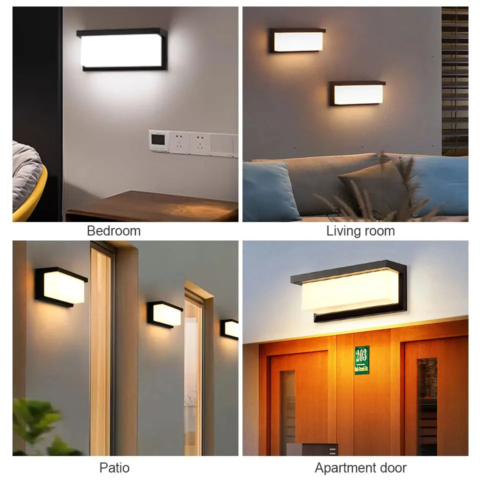 WallBright | Waterproof Outdoor Wall Light | Motion Sensor & Energy Efficient