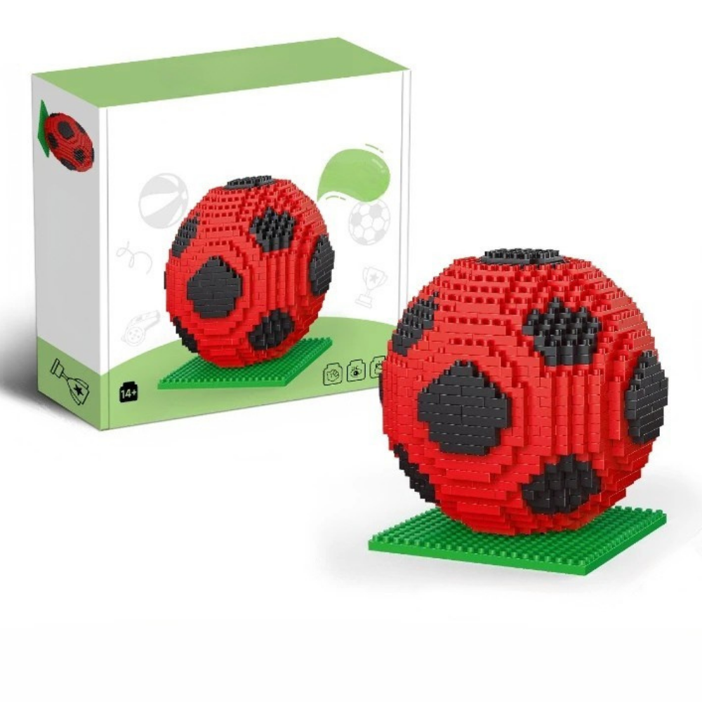 Set mic de jucării din plastic Building Blocks Worldcup Soccer