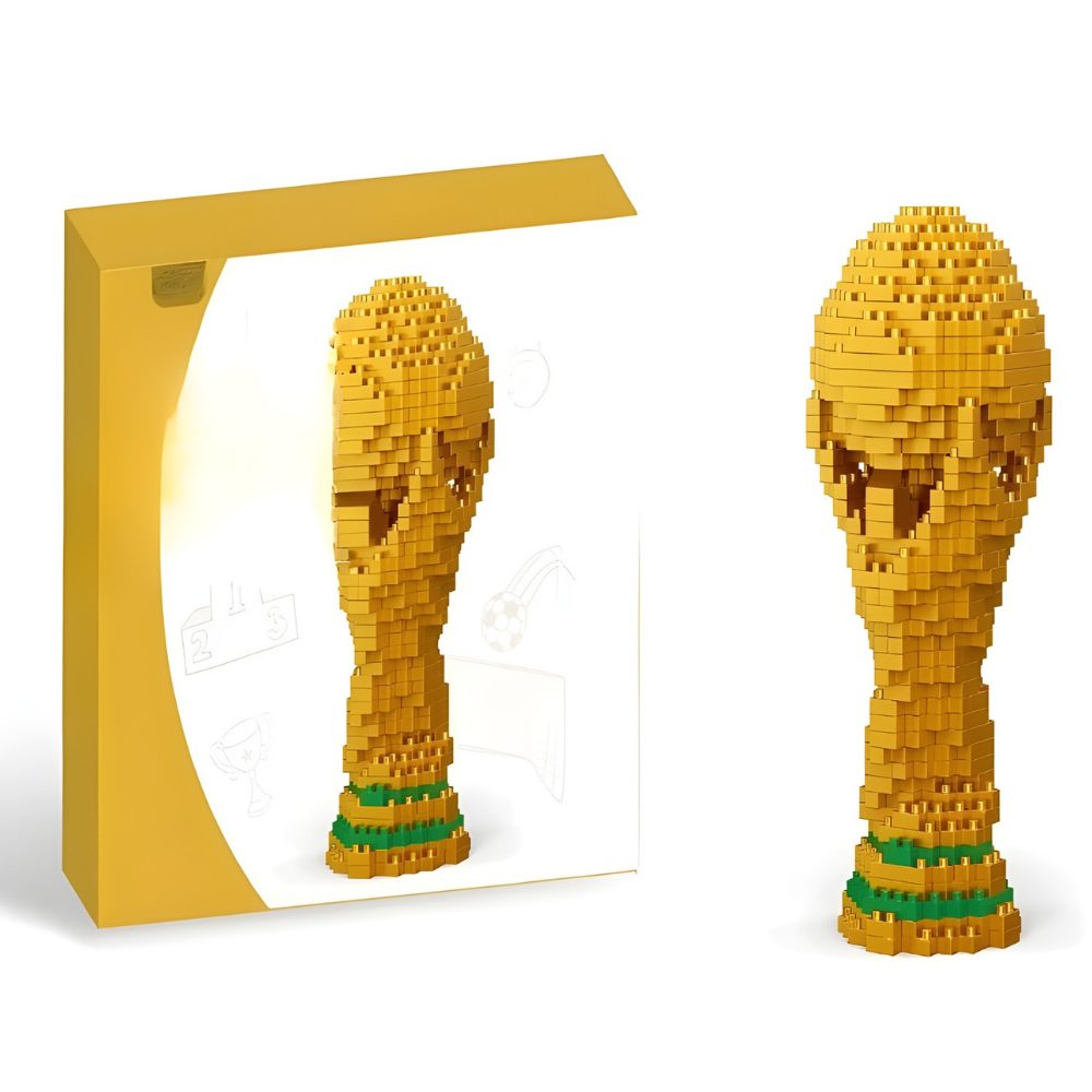 Set mic de jucării din plastic Building Blocks Worldcup Soccer