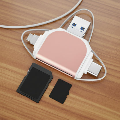 Cititor de carduri 4 în 1 USB C SD Micro SD Adaptor pentru transfer de date