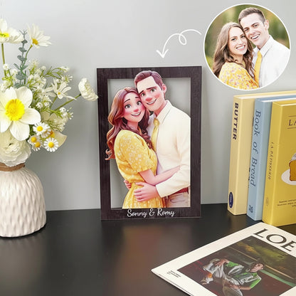 Wall Art Personalized Wooden 3D Photo Frame Gift Decor