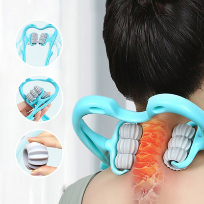 Neck Ergonomic Massager Manual Cervical Spine Roller Shoulder