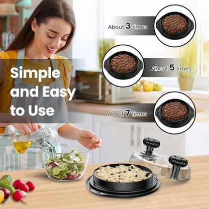 Kitchen Tool Manual Meat Shredder Glass Bowl Non Slip Base