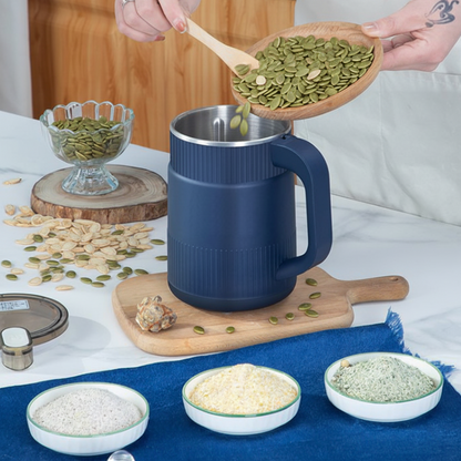 Moedor de Café Elétrico Portátil Moinho de Grãos para Cozinha e Panificação
