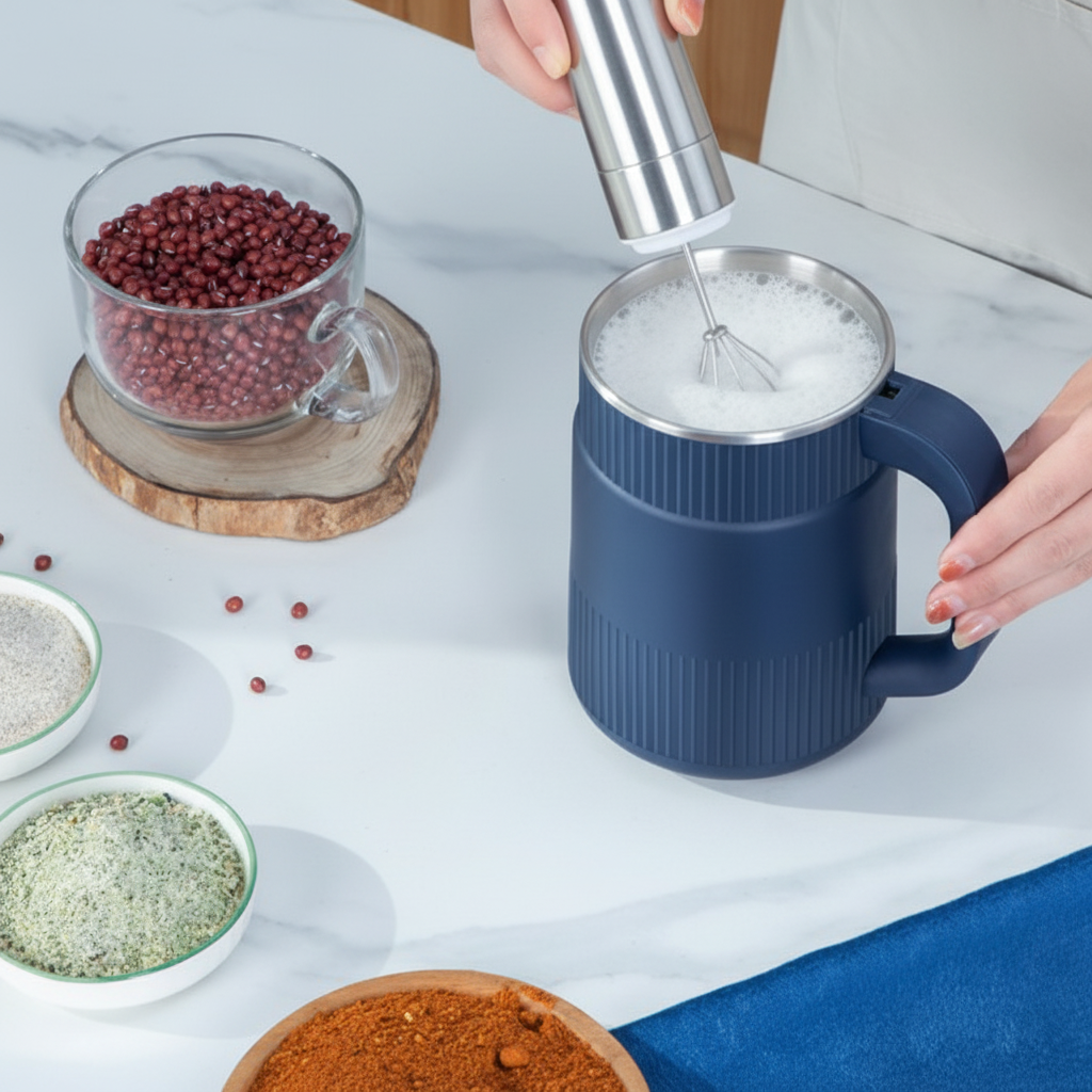 Moedor de Café Elétrico Portátil Moinho de Grãos para Cozinha e Panificação