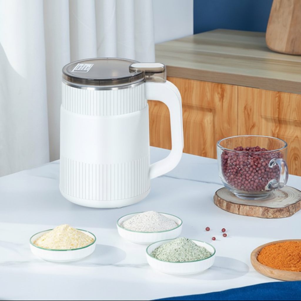 Moedor de Café Elétrico Portátil Moinho de Grãos para Cozinha e Panificação