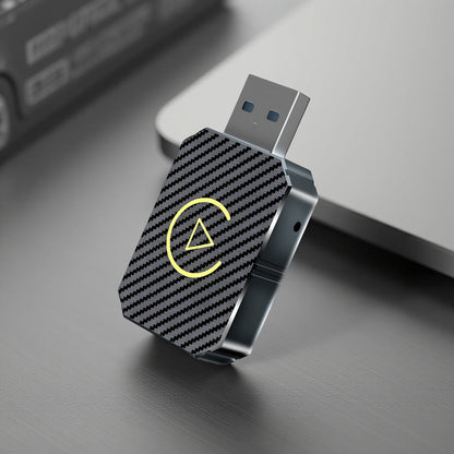 Adaptor auto wireless USB pentru integrarea smartphone-ului în vehicul