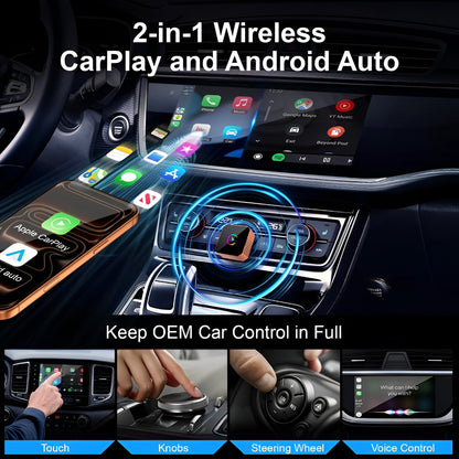 Adaptador CarPlay Inalámbrico Mini USB Dispositivo de Conectividad para Auto