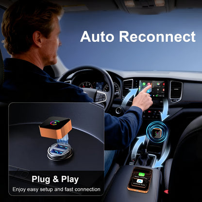 Adaptador CarPlay Inalámbrico Mini USB Dispositivo de Conectividad para Auto