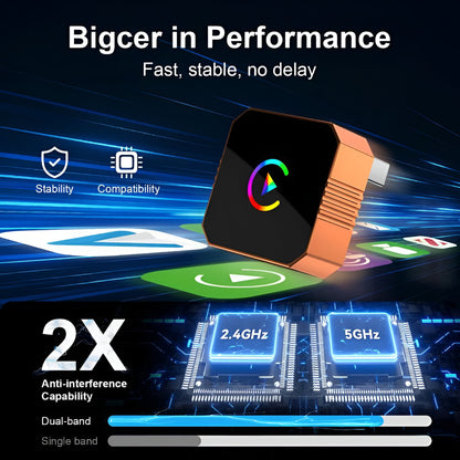 Adaptador CarPlay Inalámbrico Mini USB Dispositivo de Conectividad para Auto