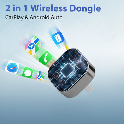 Adaptor fără fir CarPlay pentru mașină Android Auto USB Plug and Play Dongle