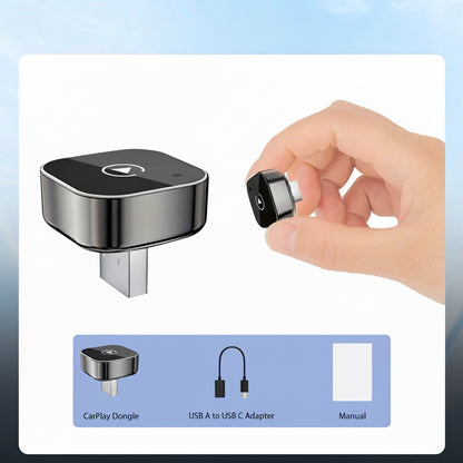 Adaptor fără fir CarPlay pentru mașină Android Auto USB Plug and Play Dongle