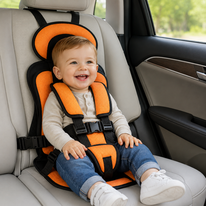 Car Seat Booster Portable Foldable Harness Travel Seat