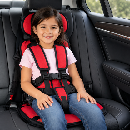 Car Seat Booster Portable Foldable Harness Travel Seat