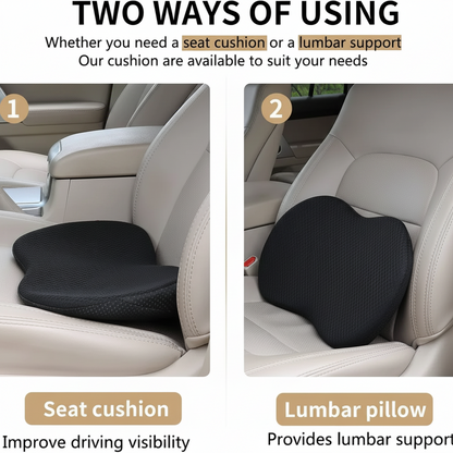 Cuscino Sedile Auto Memory Foam Rialzo Guida