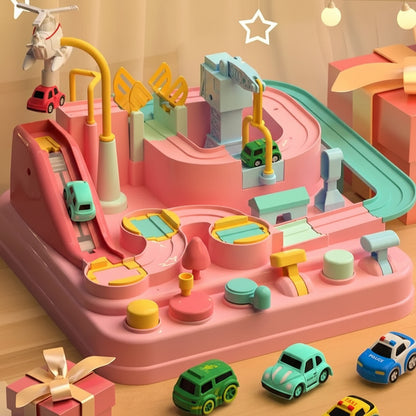 Autorennbahn Spiel Stadt Abenteuer Puzzle Spiel