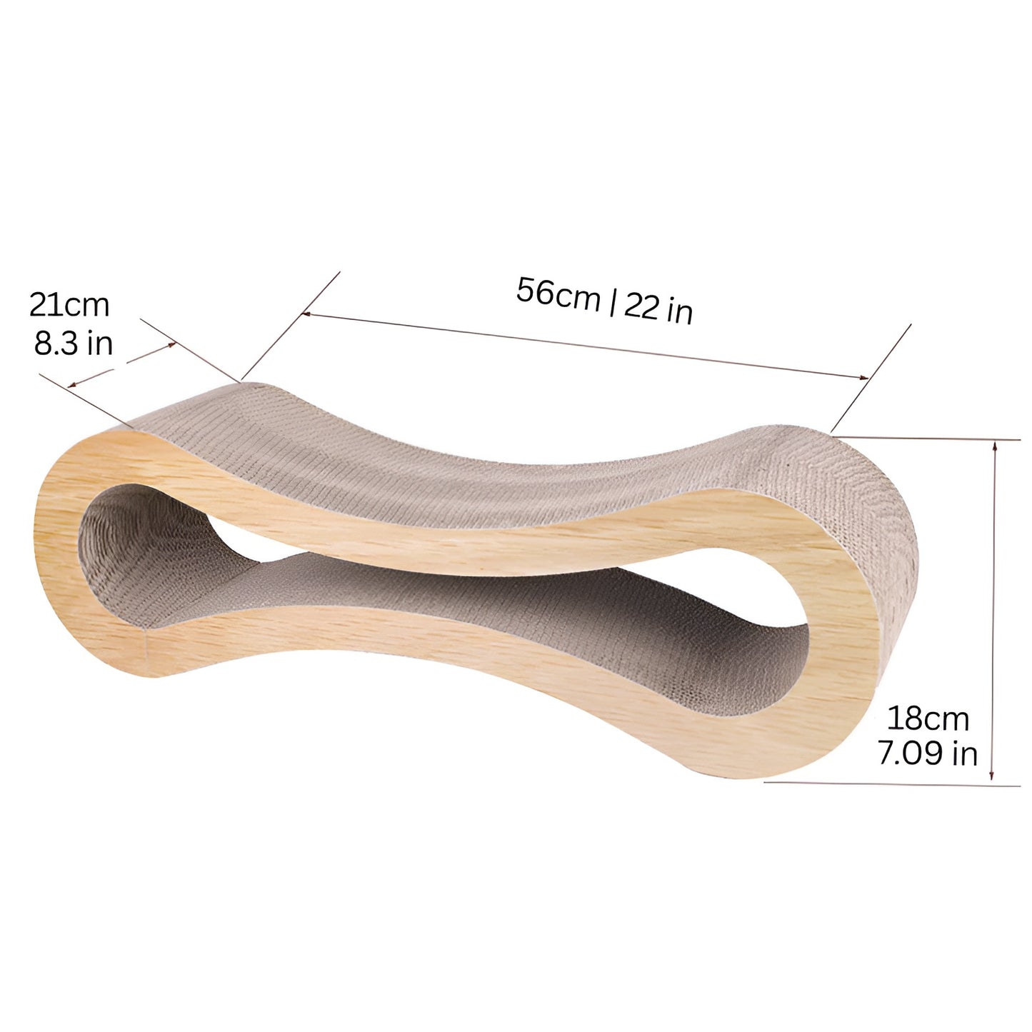 Cat Scratcher Lounge Curved Claw Rest Bed