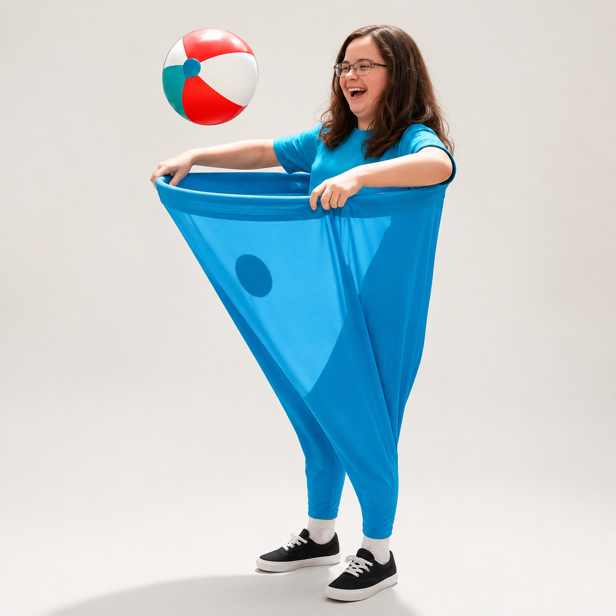 Catching Ball Game Oversized Trousers Active Play Fun