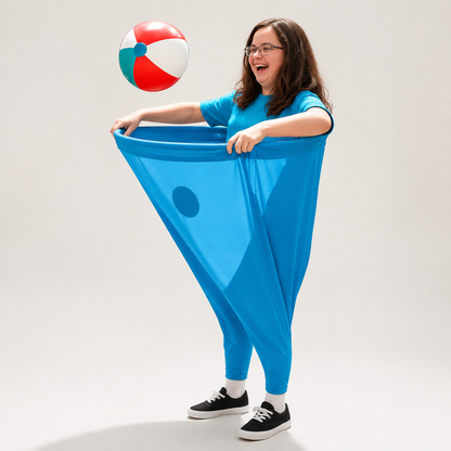 Catching Ball Game Oversized Trousers Active Play Fun