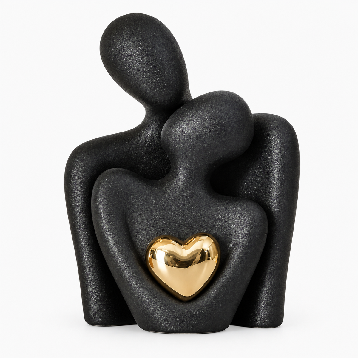 Estatueta de casal em cerâmica, ornamento de design moderno