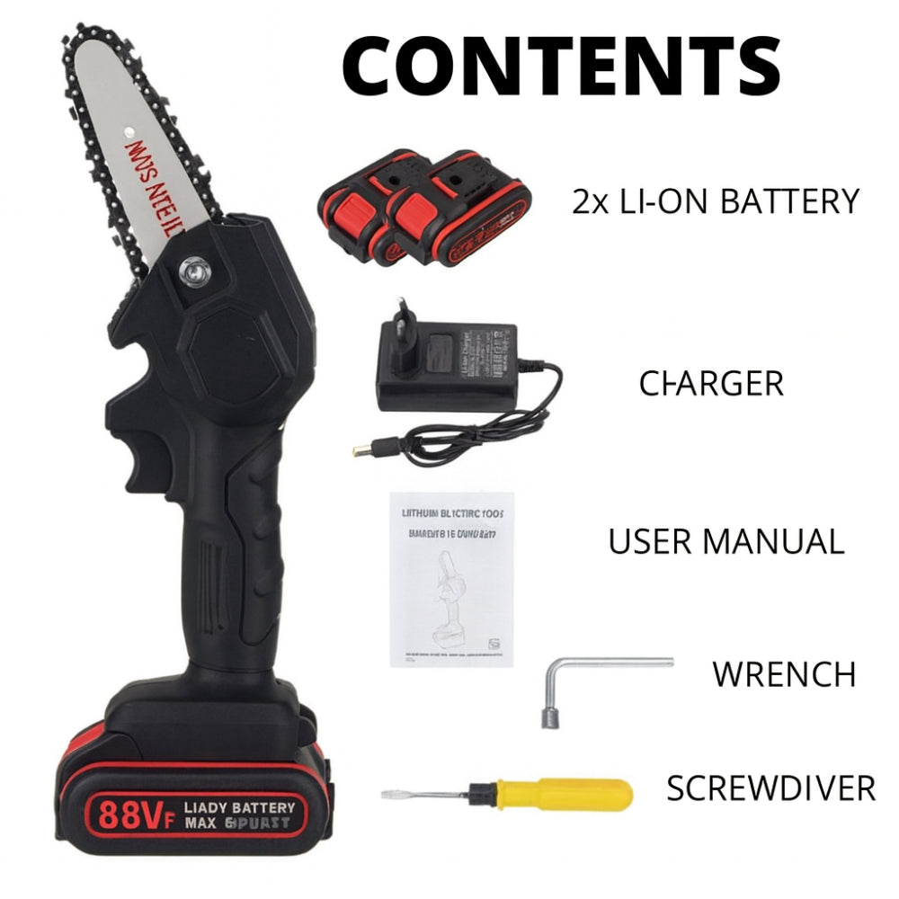 Chainsaw Cordless Mini Pruning Cutter Tool