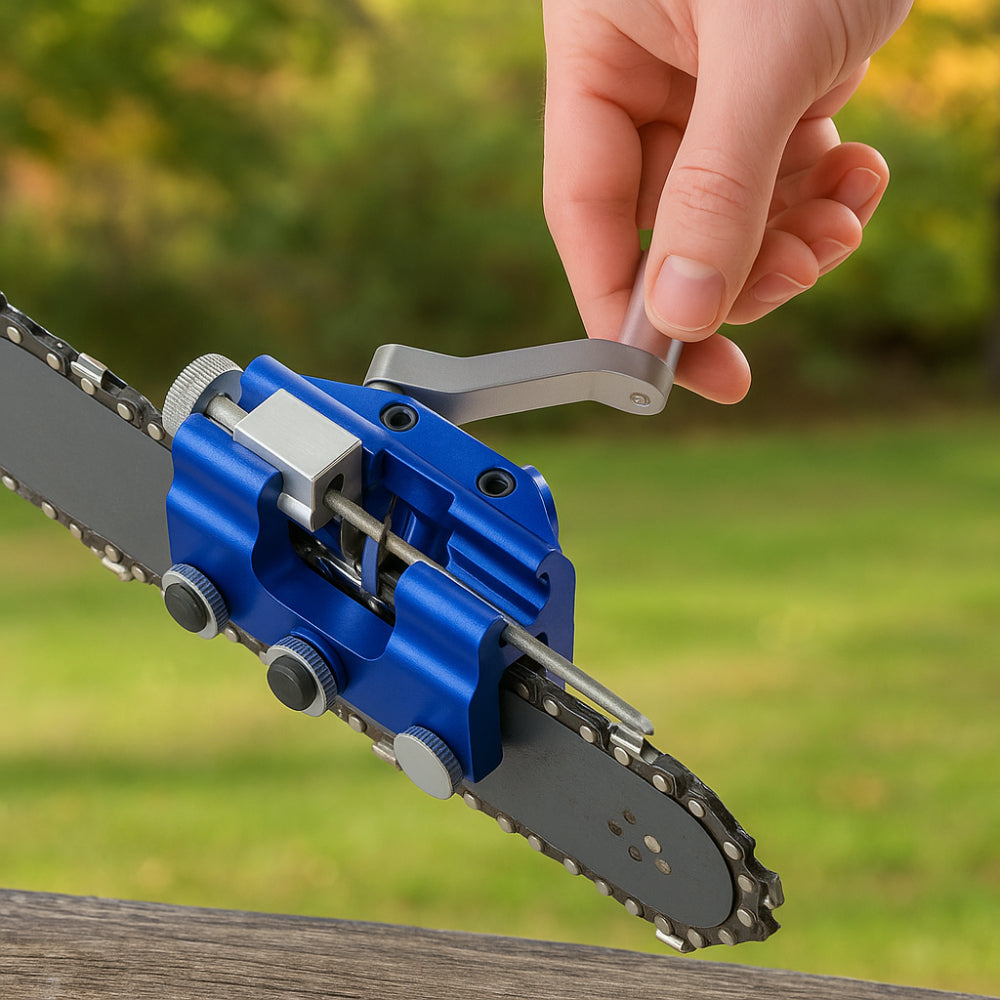 Chainsaw Sharpener Jig Guide Clamp Precision Chain Grinding Tool